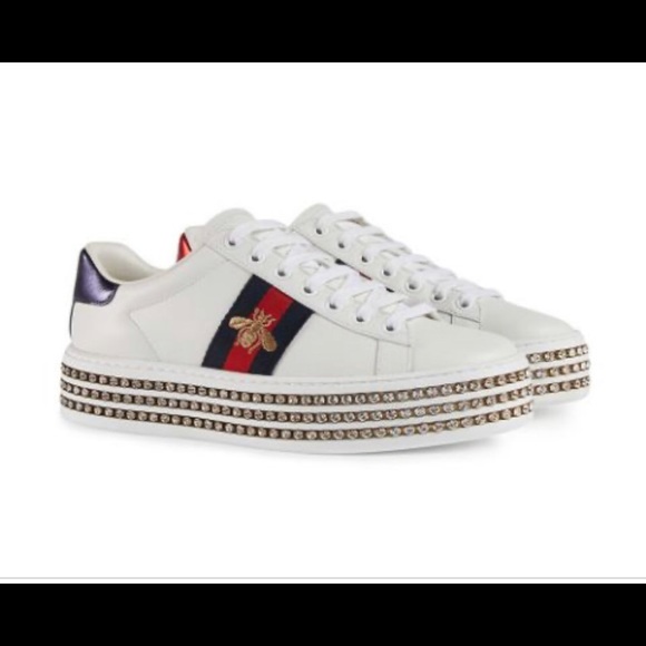 Shoes - Sneakers with crystals